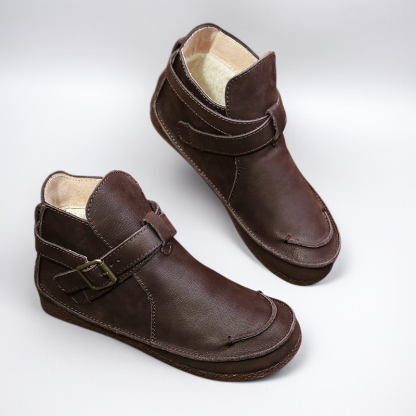 レトロでクラシックな秋冬ショートブーツ - 1011106889 - emiwalk