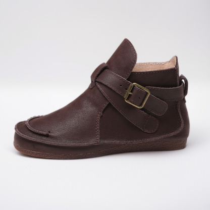 レトロでクラシックな秋冬ショートブーツ - 1011106889 - emiwalk