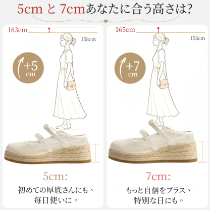 厚底バーケンミュールシューズ レディース
