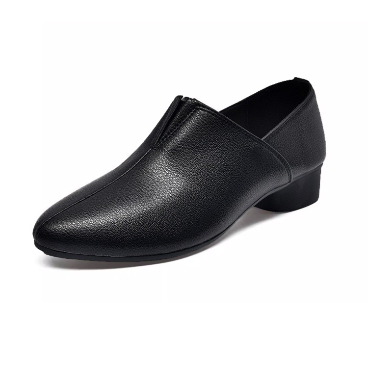 【新作】羊革 ローファー 高い甲に合う 一脚脱ぎ 外反母趾対応 通勤用 ポインテッドトゥ 4色