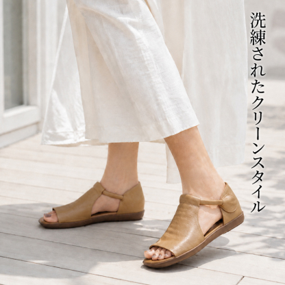 SL-E本革ハンドメイドサンダル