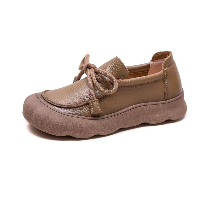 Emiwalk レトロレースアップレディースレザーシューズ - 1010826717 - emiwalk