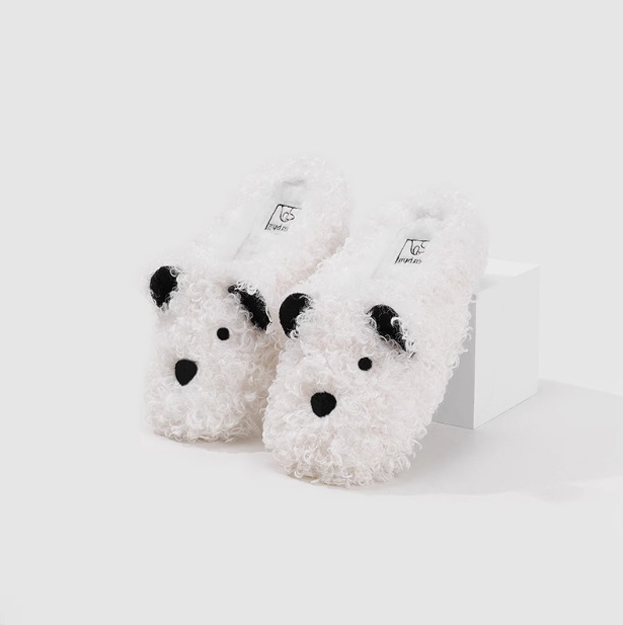 カーリーボアのスリッパ - 1011118961 - emiwalk