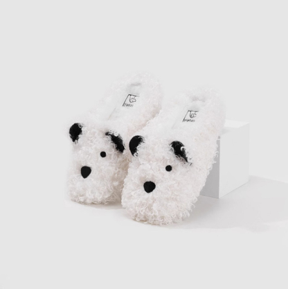 カーリーボアのスリッパ - 1011118961 - emiwalk