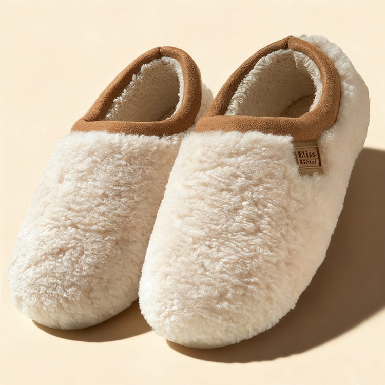 超快適なフワフワルームシューズ（かかとあり） - 1011015526 - emiwalk