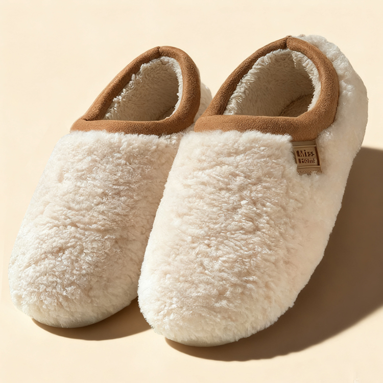 超快適なフワフワルームシューズ（かかとあり） - 1011015526 - emiwalk