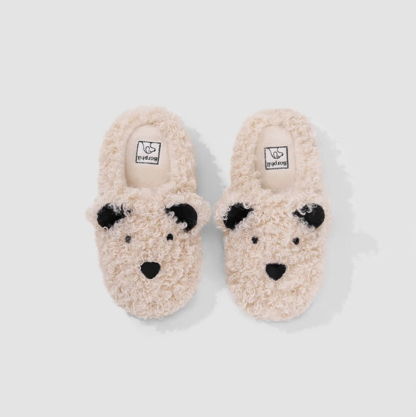 カーリーボアのスリッパ - 1011118961 - emiwalk