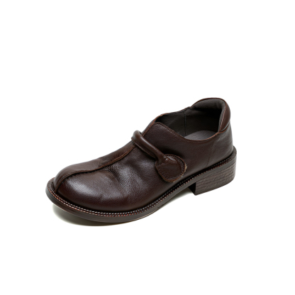 【4E幅広さん向け】熟練職人の手作り 馬革で仕立てた森ガール風コンフォートシューズ|Emiwalk - 1010932447 - emiwalk