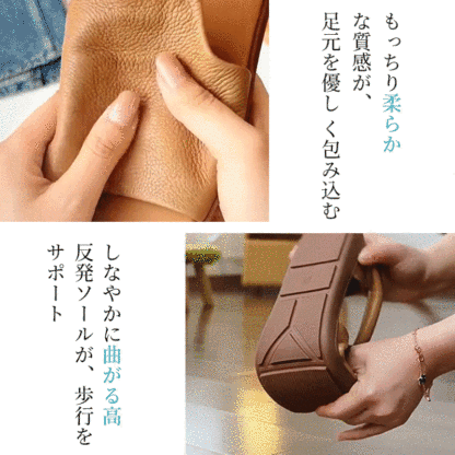 SL-E本革ハンドメイドサンダル