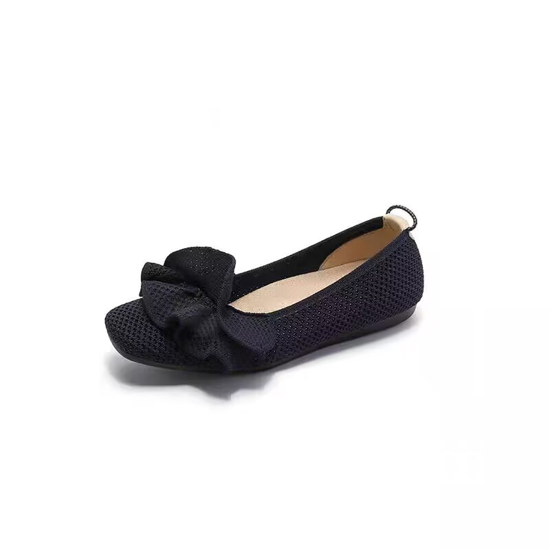 秋のニットフラットパンプス - 1010721200 - emiwalk