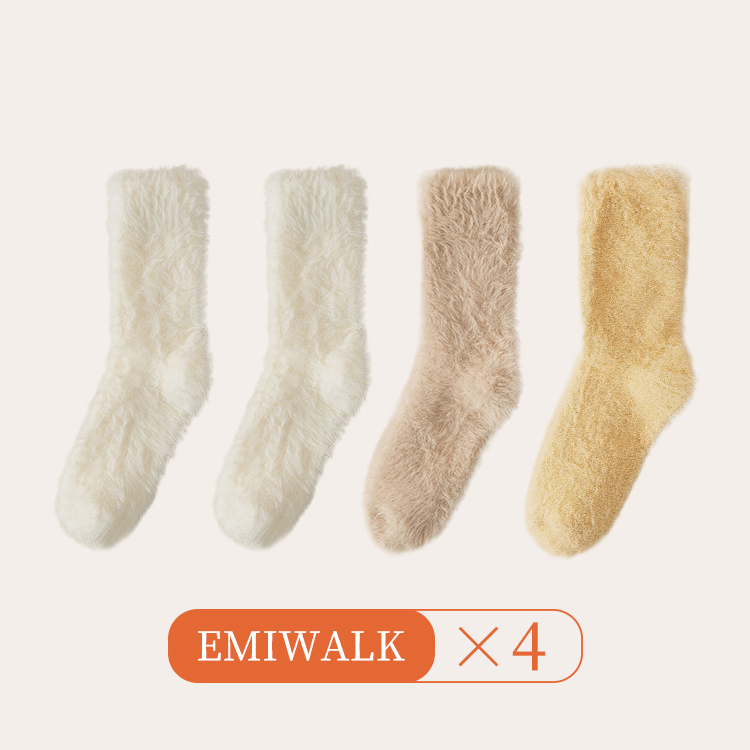 とろけるミンク ルームソックス