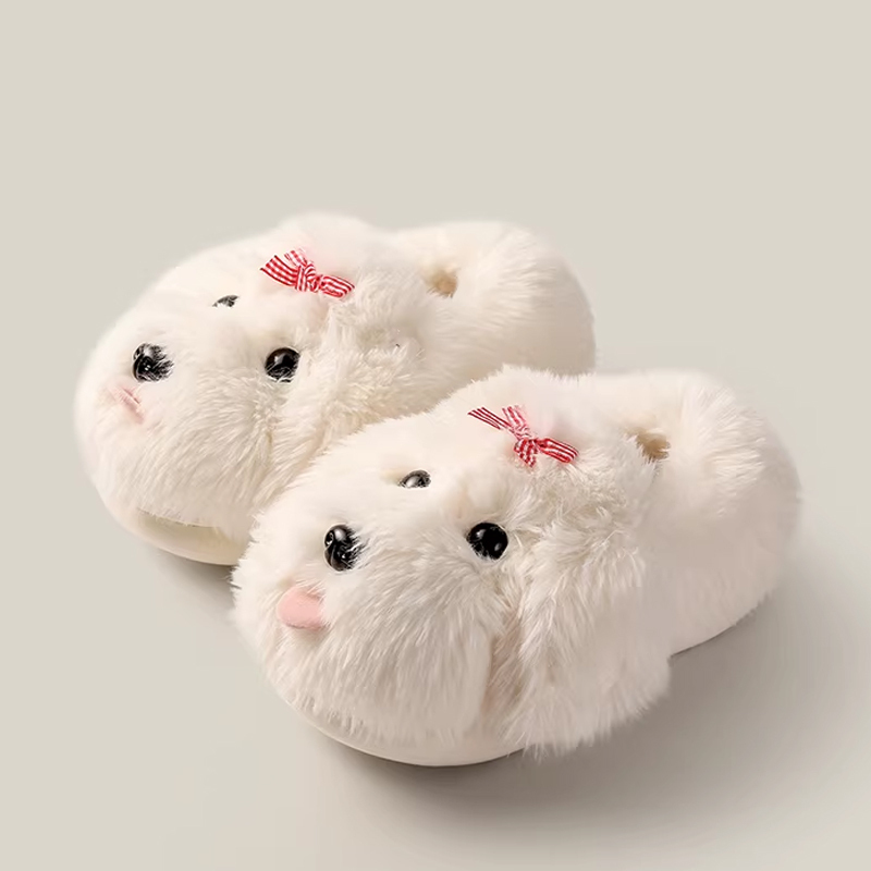 ワンちゃんモチーフあったかスリッパ