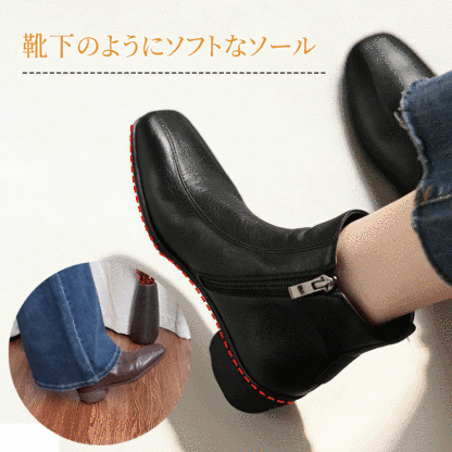 靴下のようにソフトなソール 屈曲性が高く足にフィットする履き心地