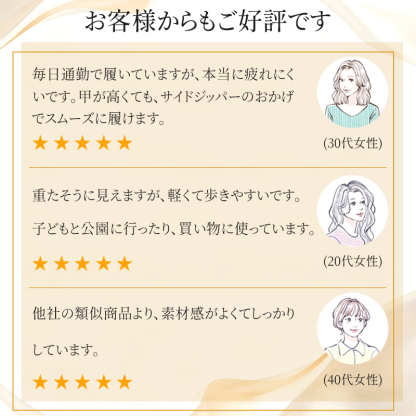 カスタマーレビュー 20代30代40代女性の口コミ評価