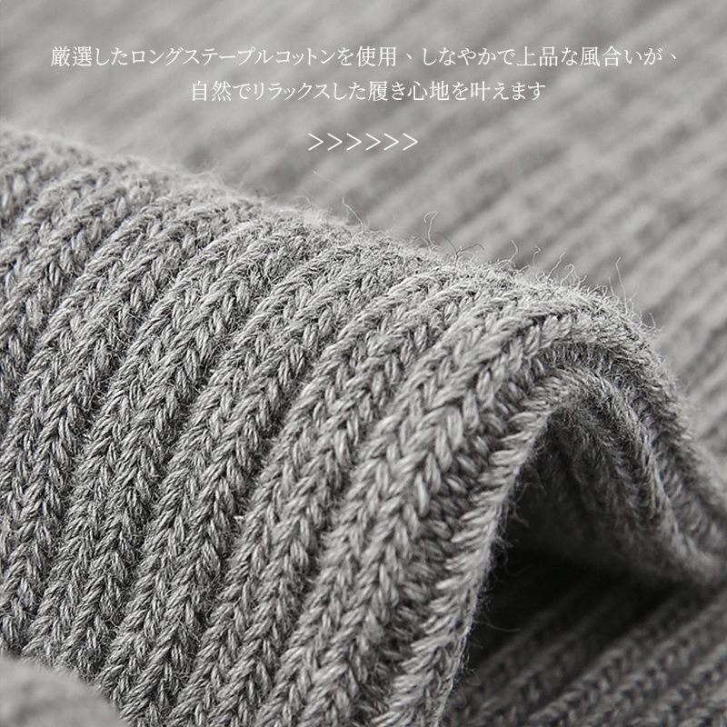 厳選されたロングステープルコットンの生地拡大 しなやかで上品な風合いの繊維ディテール