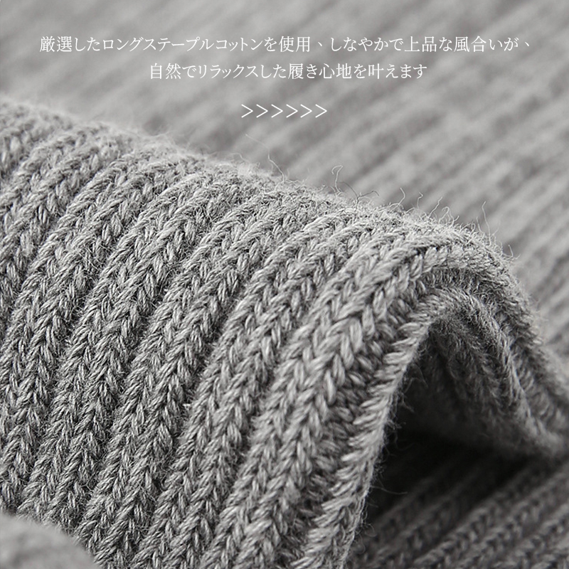 厳選されたロングステープルコットンの生地拡大 しなやかで上品な風合いの繊維ディテール