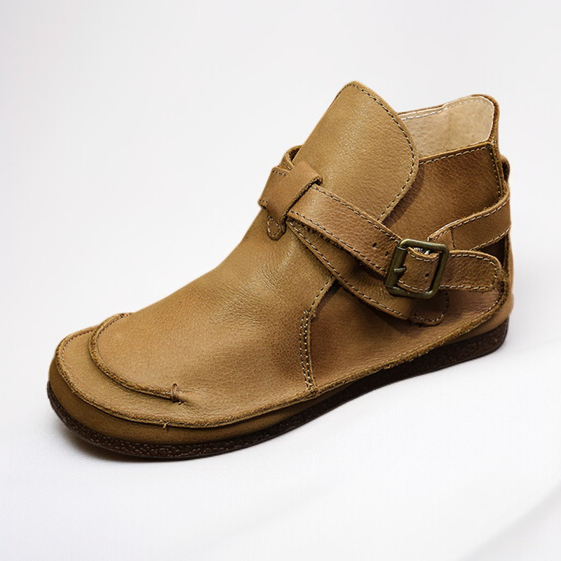 レトロでクラシックな秋冬ショートブーツ - 1011106889 - emiwalk