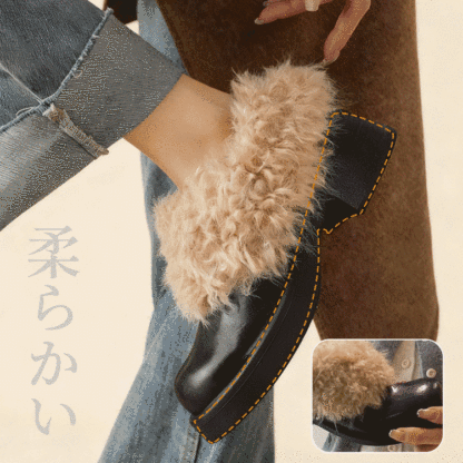 厚底ローファー 柔軟性のあるソール詳細 疲れにくいクッション設計