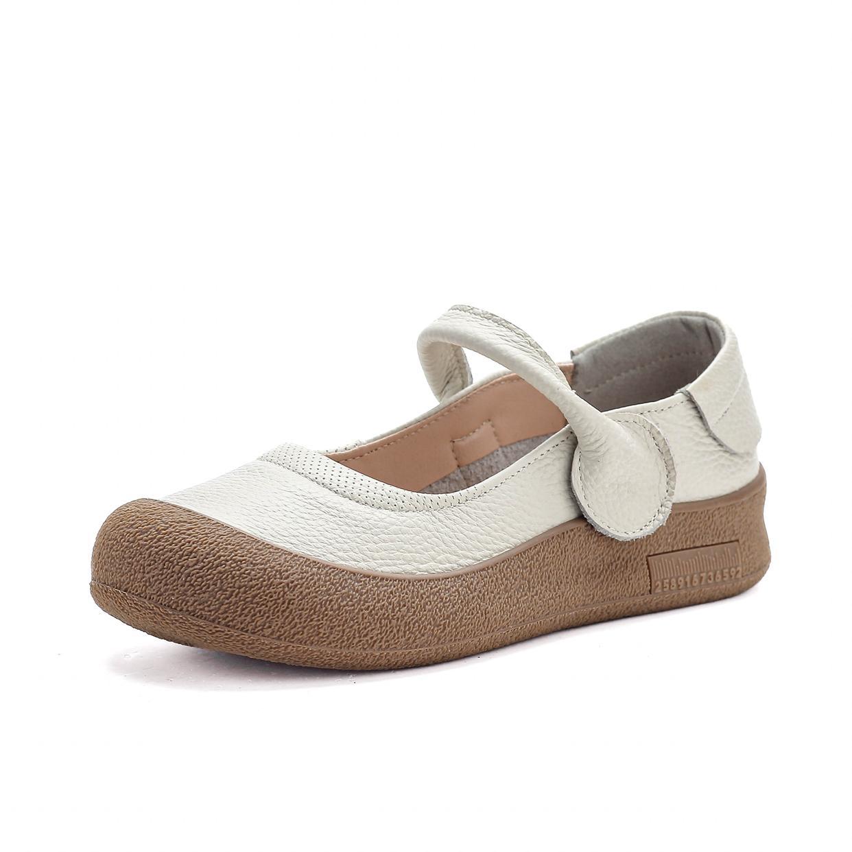 Emiwalkラウンドトゥ本革メリージェーン – emiwalk