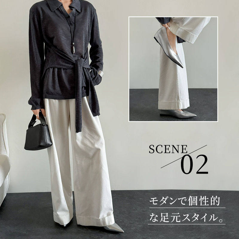 約 5cm ウェッジヒール Ｖカットポインテッドトゥパンプス アッパー＆インナー羊革仕立て 牛筋ソール 3 色展開 上質なレザーの質感 シンプルモダンスタイル デイリー・通勤・お出かけ兼用レディースシューズ