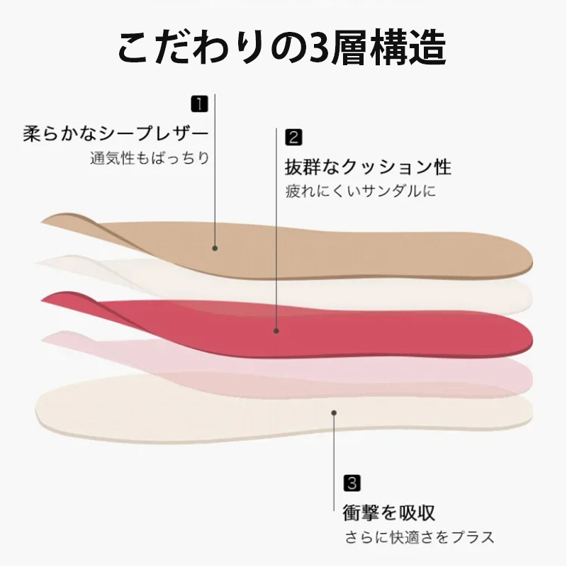 厚底プラットフォームサンダル|8cmヒールで脚長効果 - 1010140387 - emiwalk