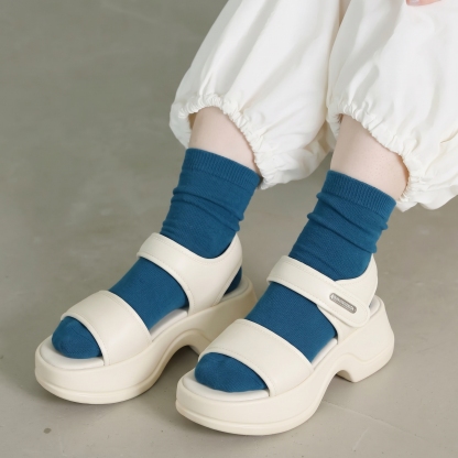 【驚きの超軽量★7cm厚底で美脚効果】スポーツサンダル レディース 厚底 クッション性抜群 衝撃吸収 サンダル スポサン 痛くない 走れる 疲れない 楽ちん 脱げない ストラップサンダル ビーチサンダル カジュアル アウトドア
