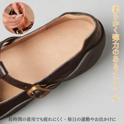 柔らかく弾力のある高反発インソール 長時間歩いても疲れにくいクッション構造