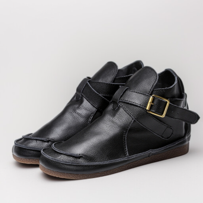 レトロでクラシックな秋冬ショートブーツ - 1011106889 - emiwalk