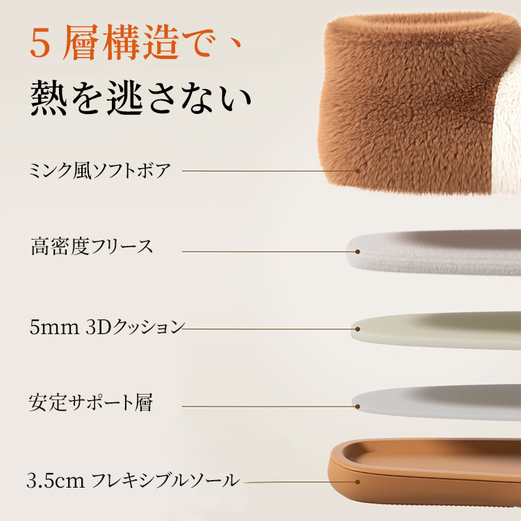 Emiwalk 猫足ホームブーツ