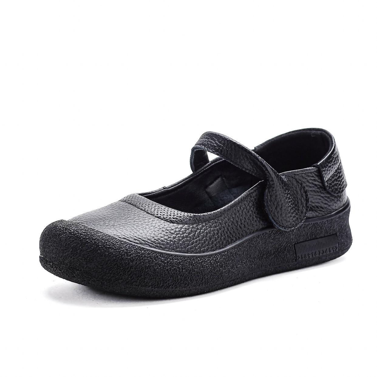 歩いても足が疲れない 幅広4E 本革コンフォートシューズ - Emiwalk