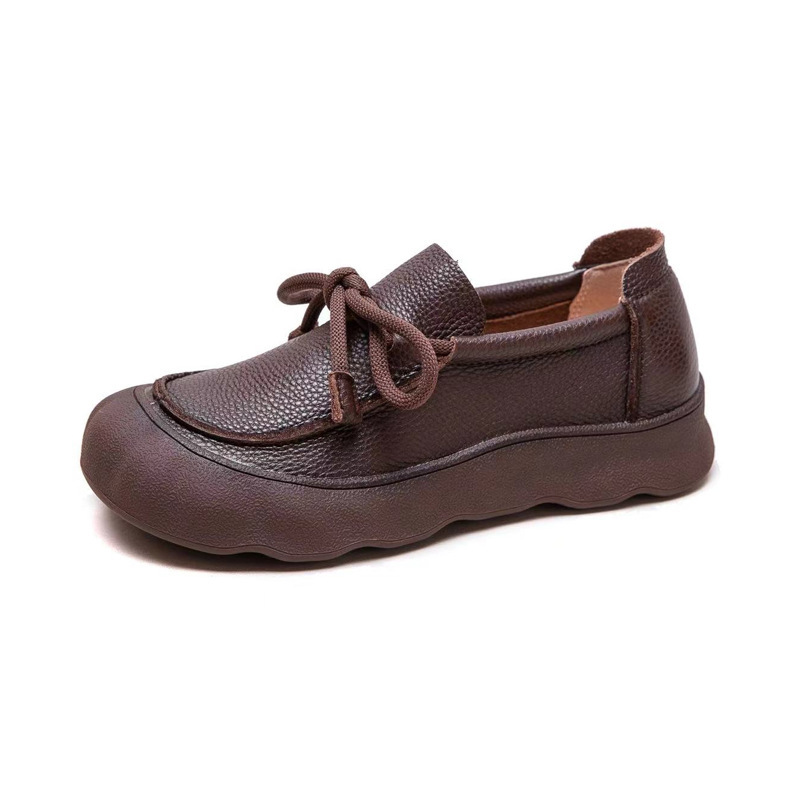 Emiwalk レトロレースアップレディースレザーシューズ - 1010826717 - emiwalk