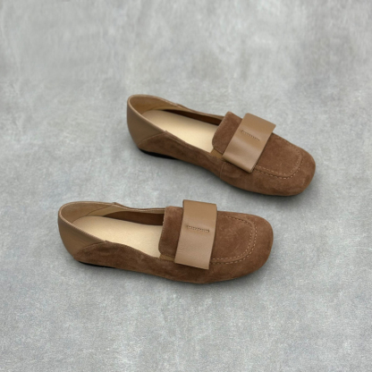 E手作りカジュアルレザーシューズ