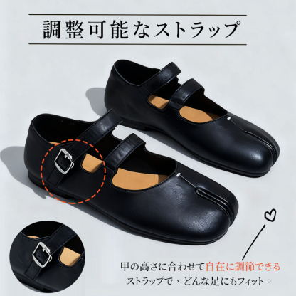 甲の高さに合わせて自在に調整できるダブルバックルストラップの機能説明