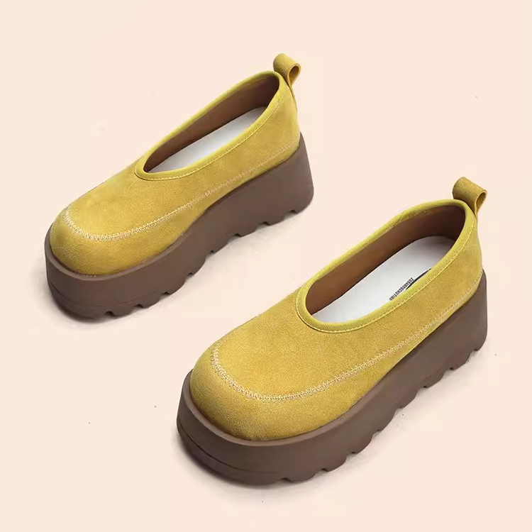 ラウンドトゥ厚底スリッポン - 1010694230 - emiwalk