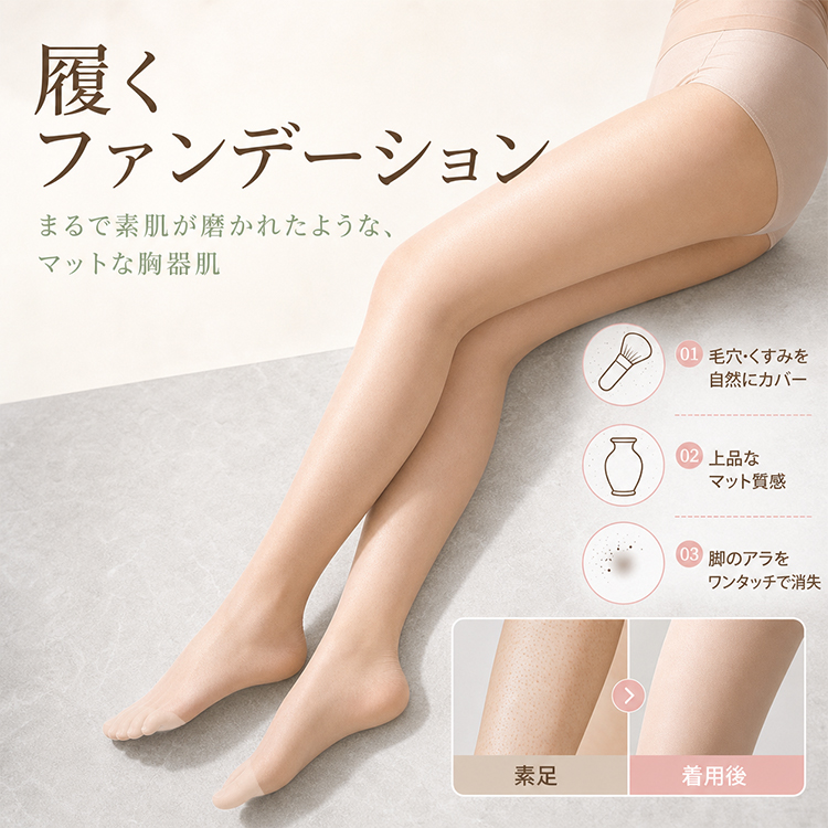 防晒美肌ストッキング女性
