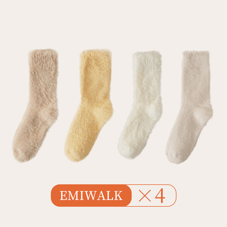 とろけるミンク ルームソックス