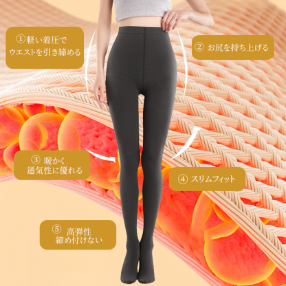 ウエスト引き締め、ヒップアップ、通気性、スリムフィット、高弾性の5大機能紹介
