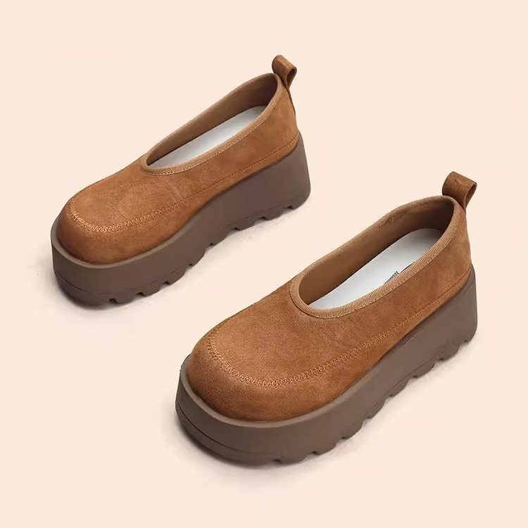 ラウンドトゥ厚底スリッポン - 1010694230 - emiwalk