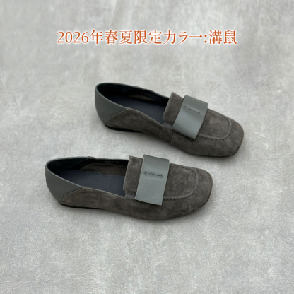 E手作りカジュアルレザーシューズ