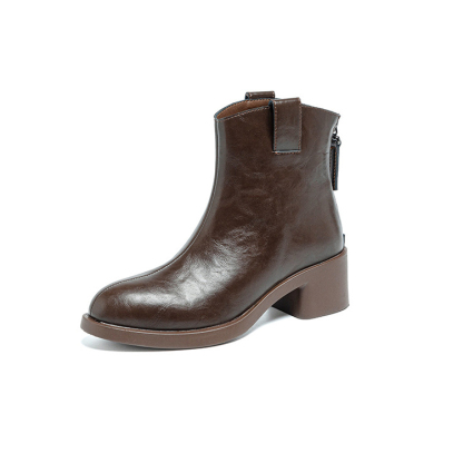 スリムシルエットのブーツ|軟らか底・静音・滑り止め・5cmヒール - 1011164070 - emiwalk