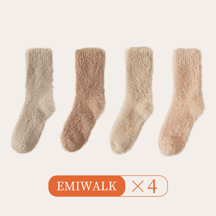 とろけるミンク ルームソックス