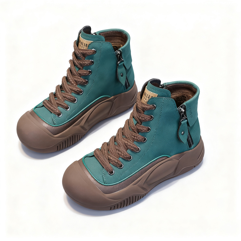 厚底ショートブーツ｜アーチサポート・柔らか快適・定番モデルがリニューアル - 1011031358 - emiwalk