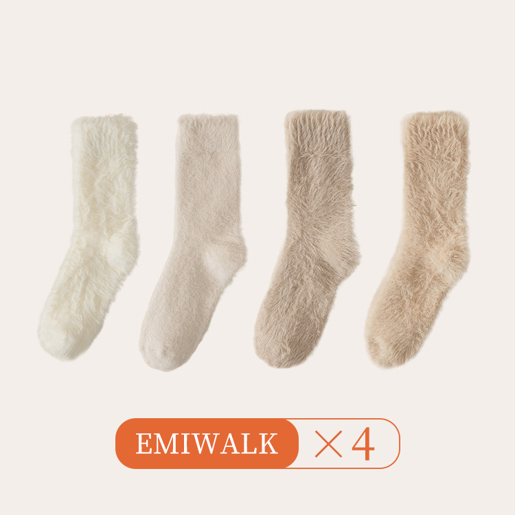 とろけるミンク ルームソックス