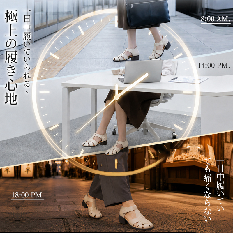 SL-E头层牛皮包头凉鞋