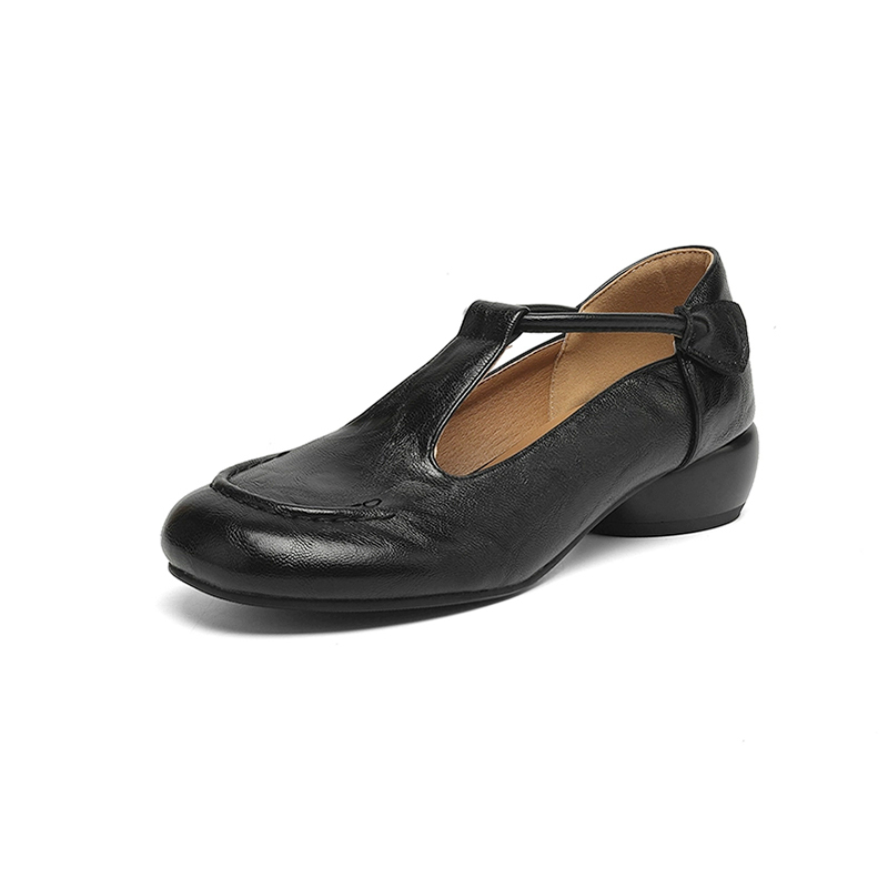 【外反母趾さんも痛くない】とろける履き心地の上質本革 ラウンドトゥパンプス|Emiwalk - 1010646675 - emiwalk