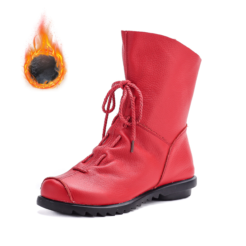 本革裏ボアコンフォートショートブーツ 360°広幅設計 超軽量 屈曲ソール 防寒ブーツ