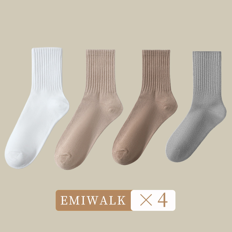 コットン100％の無骨ソックス