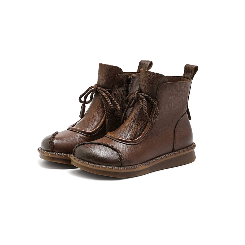 幅広・甲高さんもOK｜レトロ感のある手作り本革ブーツ - 1011078738 - emiwalk