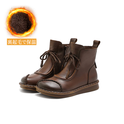 幅広・甲高さんもOK｜レトロ感のある手作り本革ブーツ - 1011078738 - emiwalk