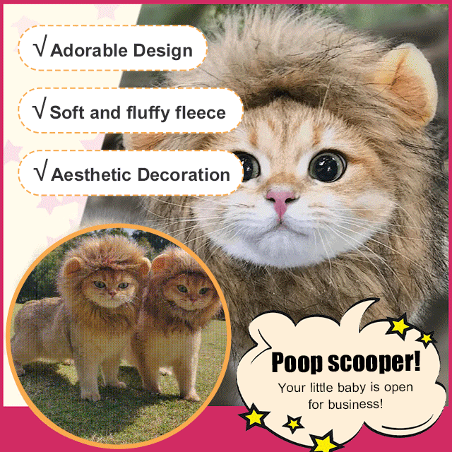  Popular Pet Cat Lion Mane Hat